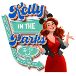 Kelly in The Parks logo