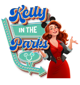 Kelly in The Parks logo