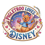 Pigletroo Loves Disney logo