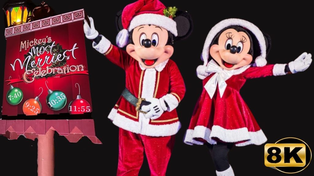 Disney 8K Mickey’s Most Merriest Celebration Stage Show 2024