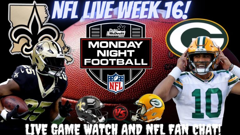 New Orleans Saints vs Green Bay Packers 🔴LIVE NFL Watch & FAN CHAT | Packers vs Lions