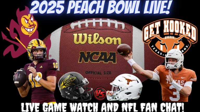 Arizona State Sun Devils vs Texas Longhorns 2025 Peach Bowl 🚨 NCAA College Football 🏈 Live Stream