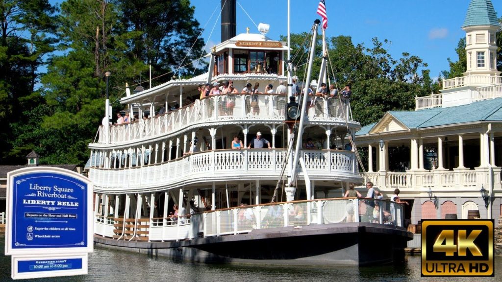 Liberty Square Riverboat 4K HD Full Ride Attraction | Liberty Belle Magic Kingdom Walt Disney World