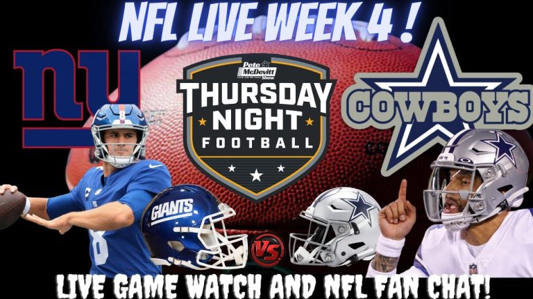 Dallas Cowboys vs New York Giants || Cowboys vs Giants: Live NFL Stream Chat Giants vs Cowboys