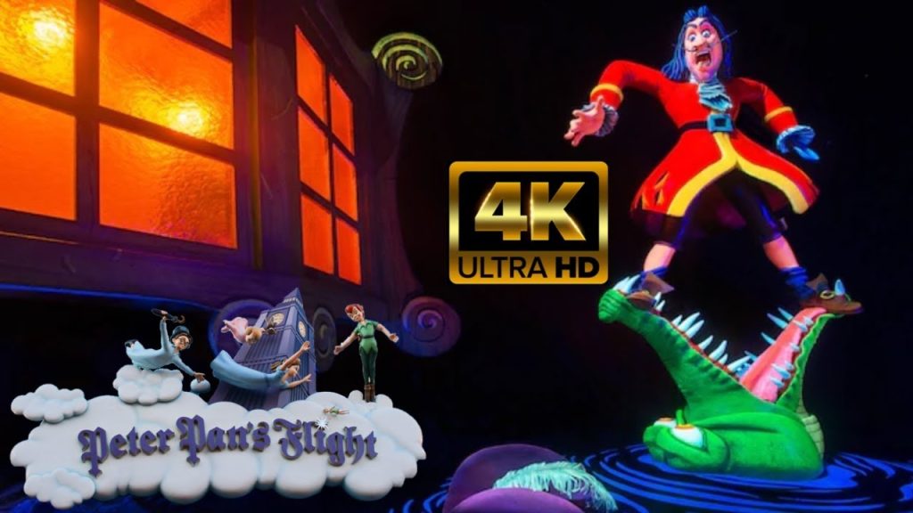 Peter Pan’s Flight 4K 60fps HD Full Ride Attraction