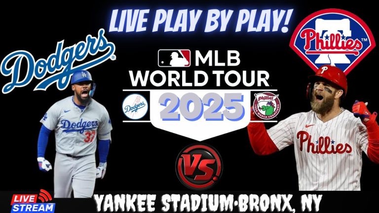 Phillies VS Dodgers ⚾LIVE MLB Watch ⚾Reaction-Chat Interaction PHIvsLAD