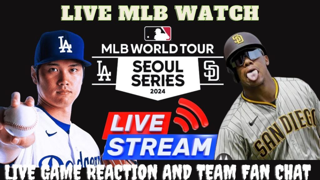 Dodgers vs Padres LIVE ⚾MLB Watch ⚾MLB WORLD TOUR | Chat Interaction | SDvsLAD