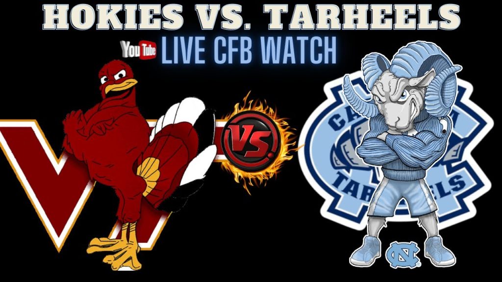 Tarheels vs Hokies  🔴LIVE Watch 🏈CFB #VATECHvsNC  🏈Play By Play Reaction