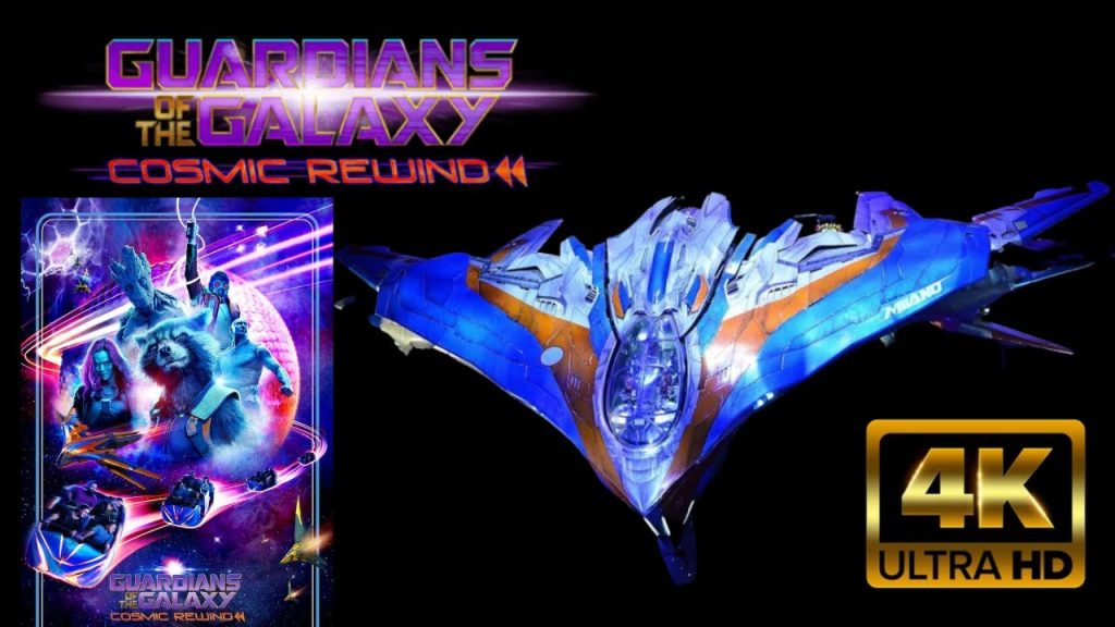 Cosmic Rewind Guardians of the Galaxy | 1st ROW 4K POV  | Epcot Walt Disney World