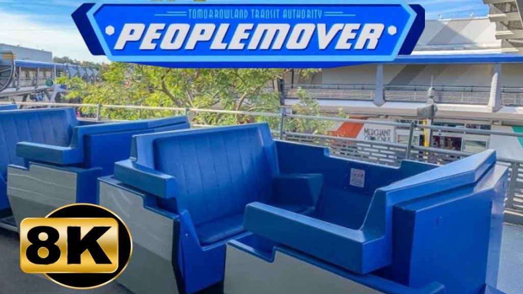 Magic Kingdom PeopleMover TTA || Front Row POV 8K Full Ride Attraction