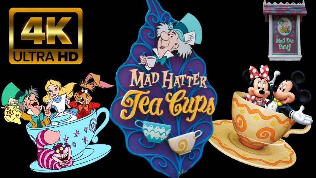 Mad Tea Party Mad Hatter Tea Cups  | 4K HD Full Ride Attraction | Fantasyland Magic Kingdom |Disney