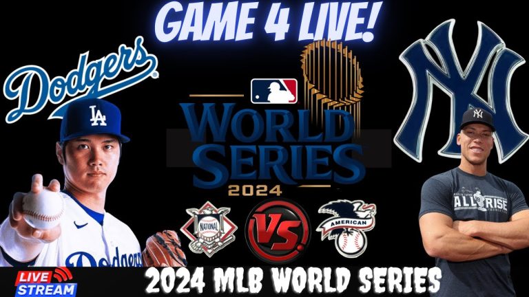 Yankees vs Dodgers ⚾ LIVE 2024 MLB WORLD SERIES GAME 4 ⚾ Live Play Reaction Dodgers vs Yankees