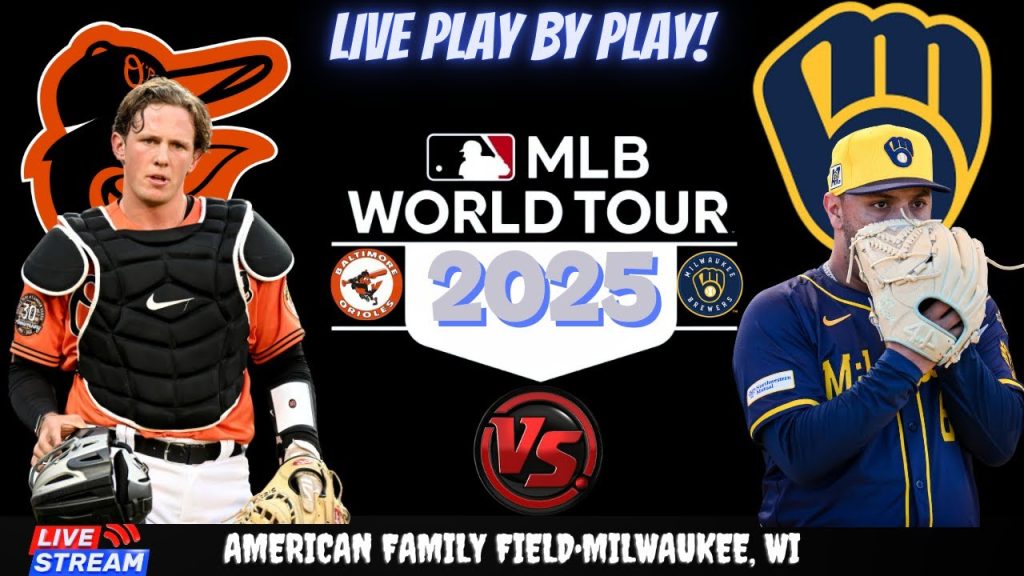 Baltimore Orioles vs Milwaukee Brewers ⚾ MLB live baseball || BALvsMIL || MILvsBAL