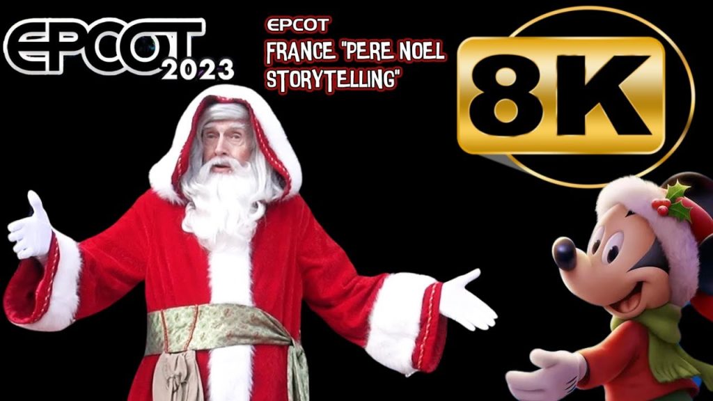 {8k} Père Noël Santa in France Storyteller 8K HD 60 fps 2023
