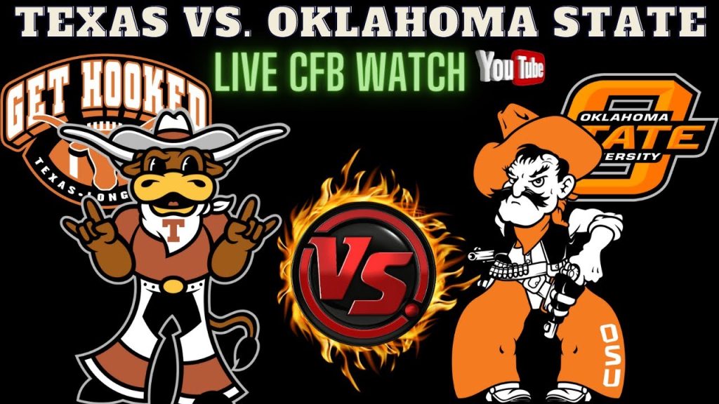 Texas Longhorns vs Oklahoma State Cowboys 🔴LIVE Watch CFB 🏈OSUvsUT 🏈Play By Play Reaction | UTVSOSU