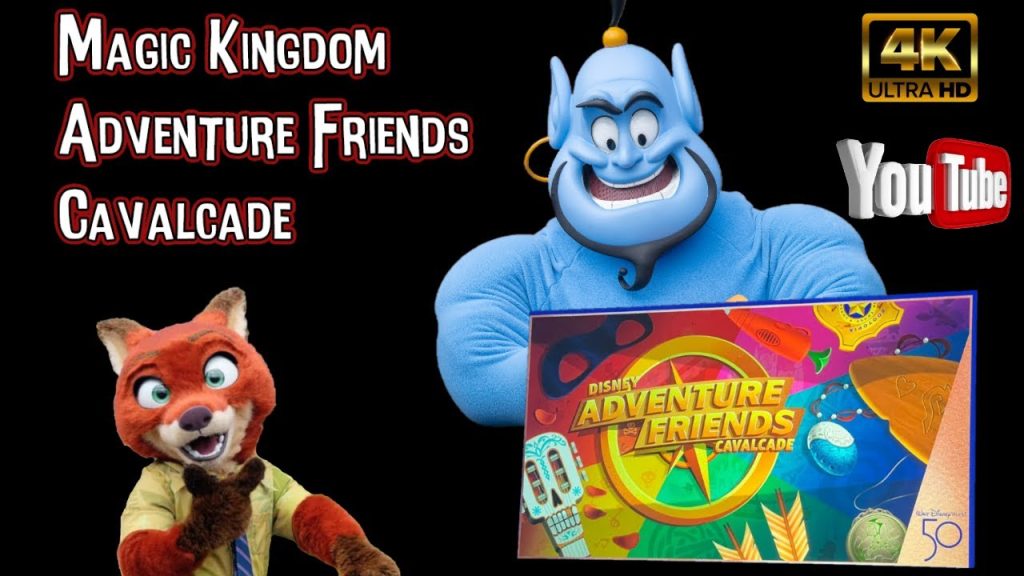 Disney Adventure Friends Cavalcade | 4K Castle POV | Magic Kingdom: Walt Disney World