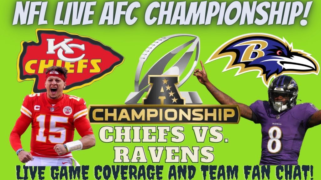 Kansas City Chiefs vs Baltimore Ravens 🔴🏈 LIVE NFL AFC CHAMPIONSHIP ~ NFL Fan Stream