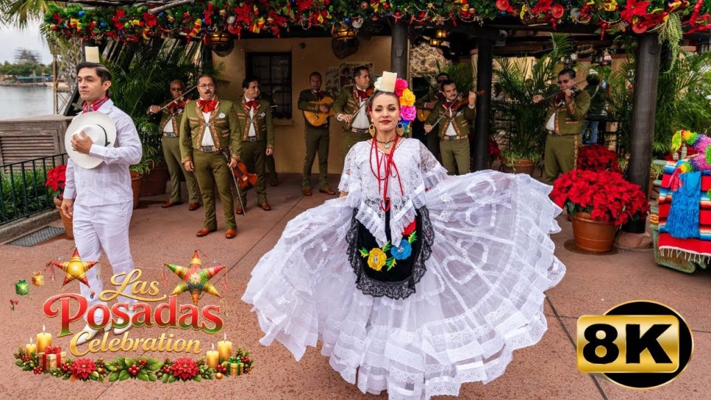 Disney Epcot Las Posadas Celebration 8K ~ 2025