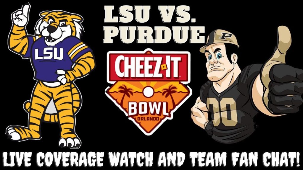 Purdue Boilermakers vs LSU Tigers LIVE 2022 Cheez IT Bowl Watch Party