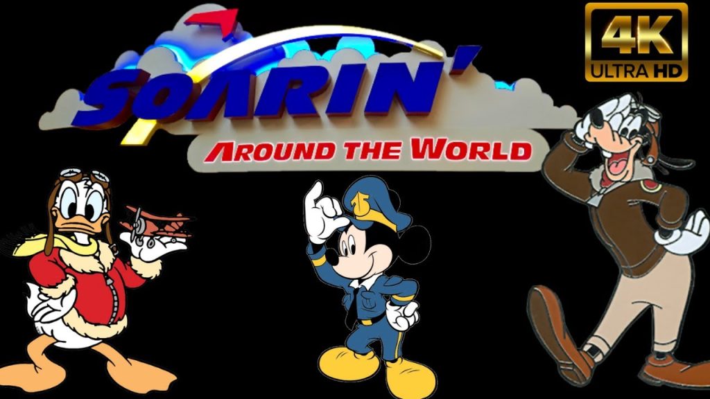 Soarin’ Around the World – 4K POV Full Ride Attraction -Soarin’: Epcot World Showcase Walt Disney
