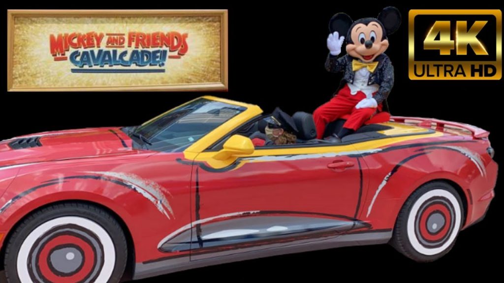Mickey & Friends Motorcade | 4K HD Character Cavalcades | Hollywood Studios Walt Disney World