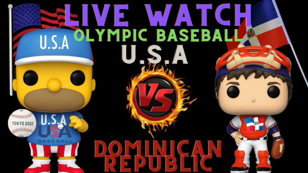 Tokyo Olympics 2020: ⚾USA Baseball vs. Dominican Republic LIVE WATCH