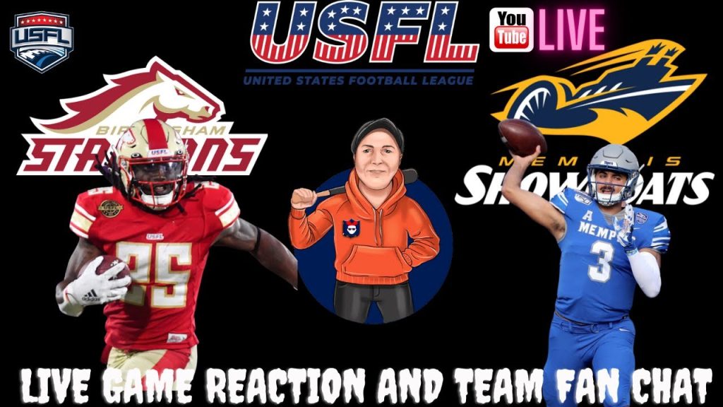 USFL Live 🔴 Birmingham Stallions vs. Memphis Showboats | Live Watch Reaction and Fan Discussion