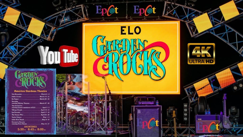 Epcot’s Garden Rocks Concert 2022 Flower & Garden Festival ELO | 4K POV  | Walt Disney World