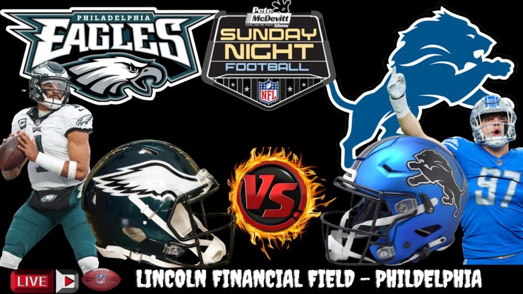 🔴LIVE NFL Football  Eagles vs Lions Live: NFL Sunday Showdown