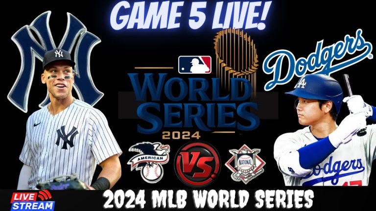 Yankees vs Dodgers ⚾ LIVE 2024 MLB WORLD SERIES GAME 5 ⚾ Live Play Reaction Dodgers vs Yankees