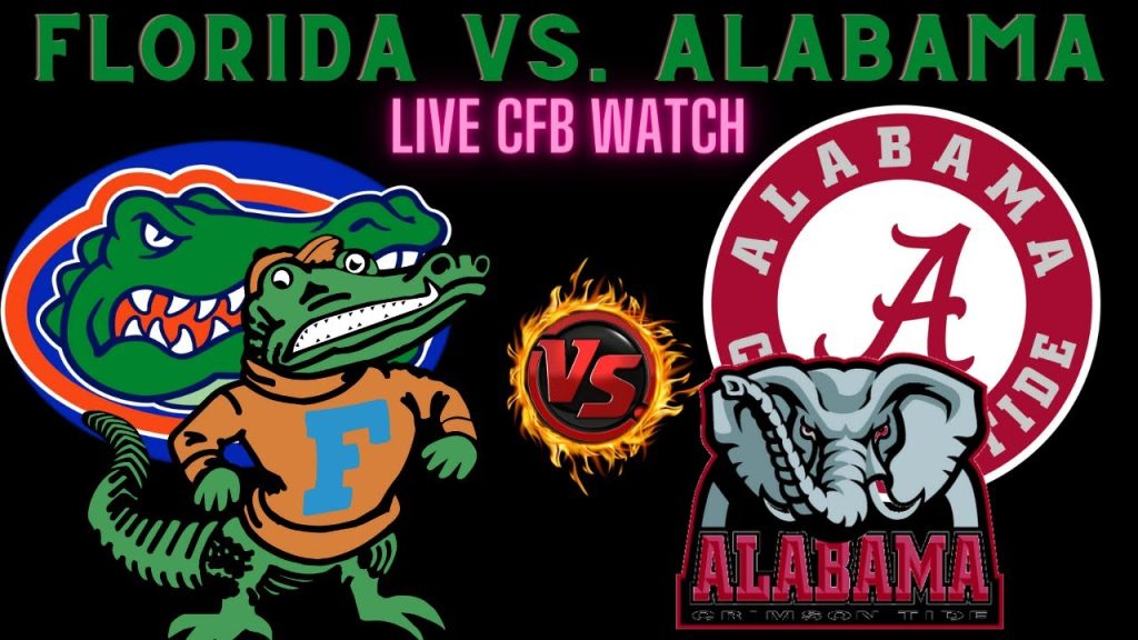 Florida Gators vs Alabama Crimson Tide 🔴LIVE Watch CFB 🏈UFvsUA 🏈Play By Play Reaction || UAVUF