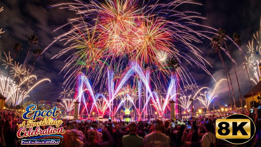EPCOT – A Sparkling Celebration’ Fireworks Show 8K ~ 2025