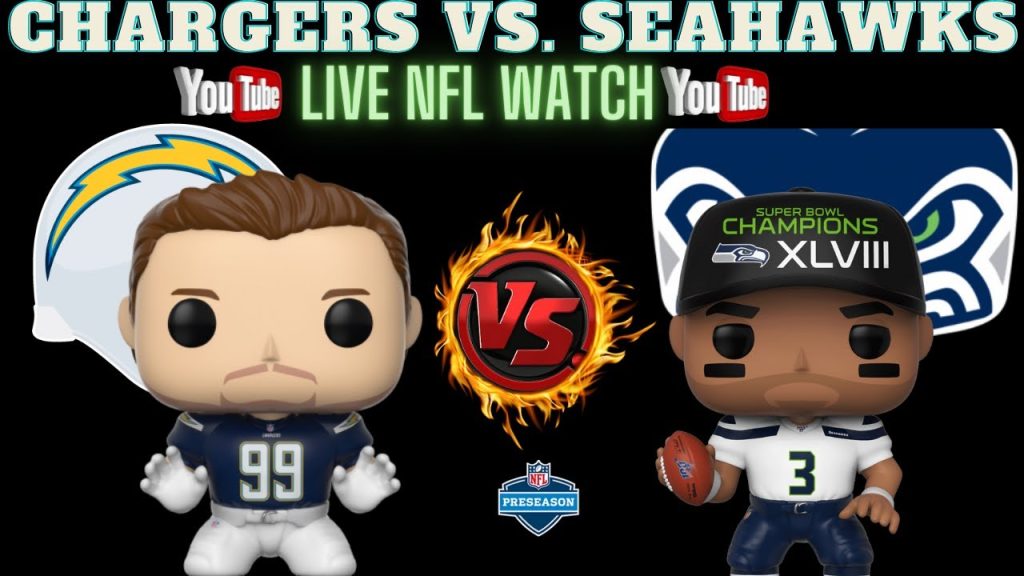 Chargers vs Seahawks 🔴LIVE Watch SEAvsLAC || Play By Play Reaction LACvsSEA