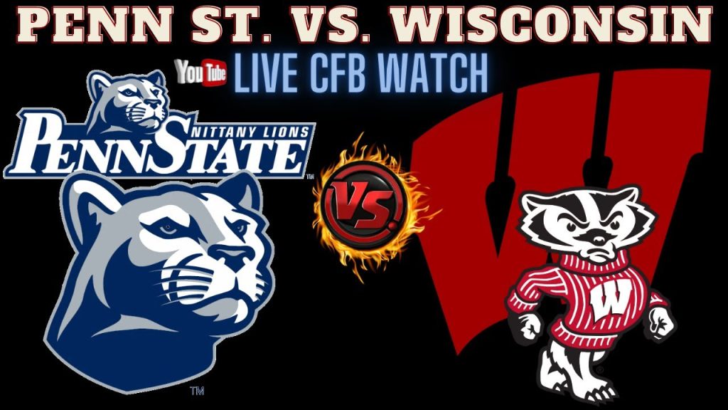 Penn State vs Wisconsin  🔴LIVE CFB Watch 🏈PENNSTvsWISC  🏈Play By Play Reaction