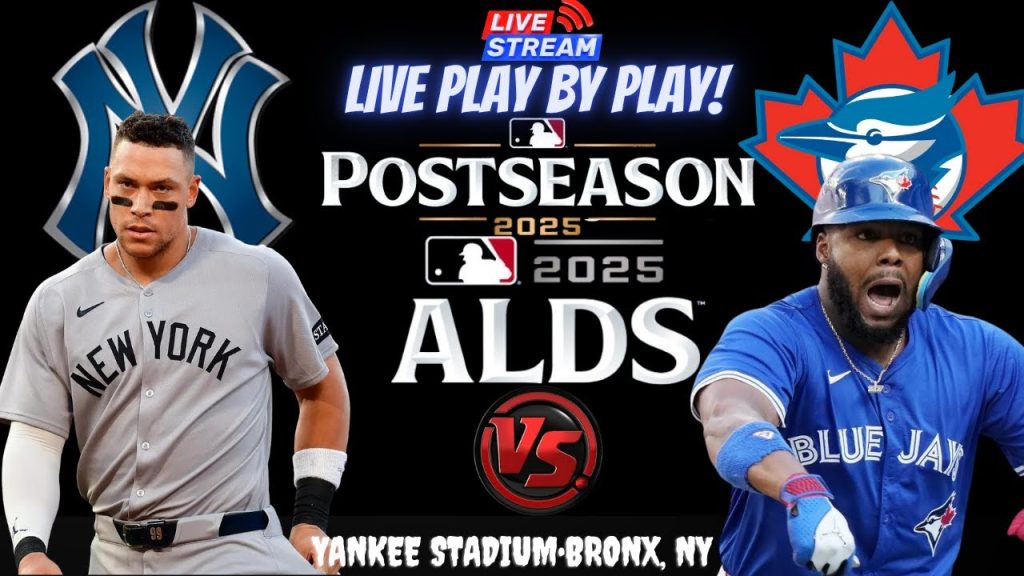 Toronto Blue Jays vs New York Yankees ⚾🔥 Live ALDS GAME 4 Play-by-play Watch!