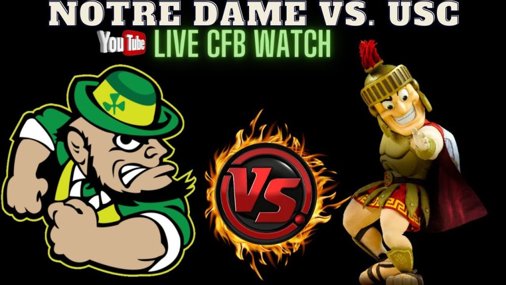 Notre Dame Irish vs USC Trojans 🔴LIVE Watch CFB 🏈NDvsUSC 🏈Play By Play Reaction || USCVSND