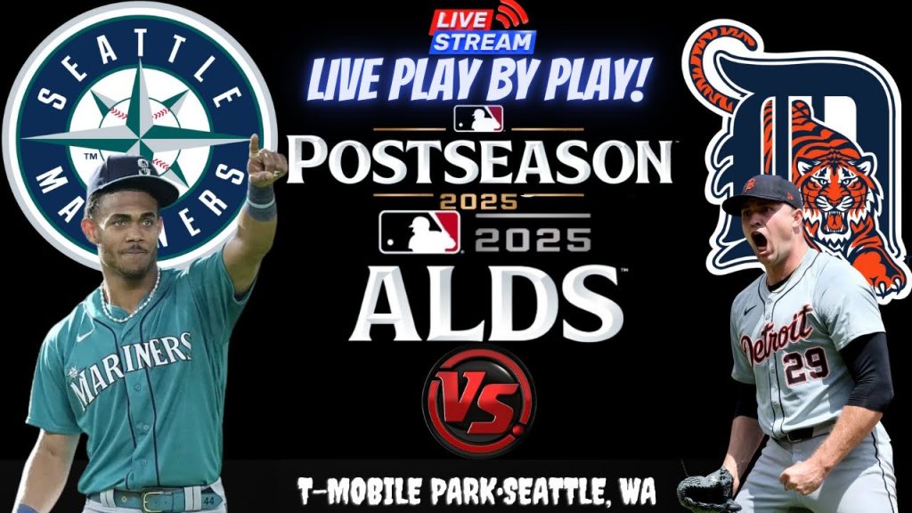 Seattle Mariners vs Detroit Tigers ⚾🔥 Live ALDS Playoffs GAME 5 Play-by-play Watch!