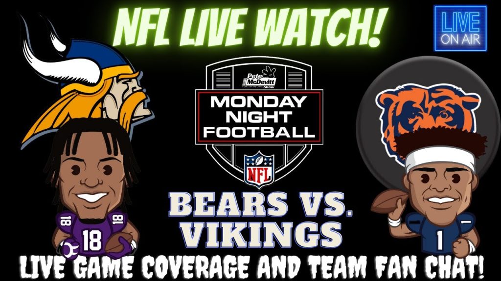 Minnesota Vikings vs Chicago Bears || Vikings vs Bears || Bears vs Vikings: Live NFL Fan Stream