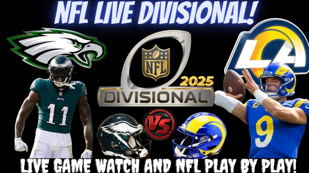 Philadelphia Eagles vs Los Angeles Rams 2025 NFC Divisional 🚨 NFL Play-by-Play 🏈 Live Stream