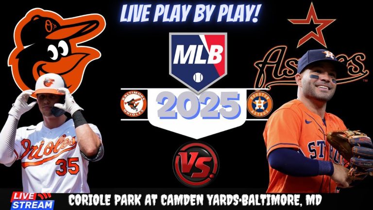 Baltimore Orioles vs Houston Astros  ⚾🔥 Live MLB Play-by-play Watch!