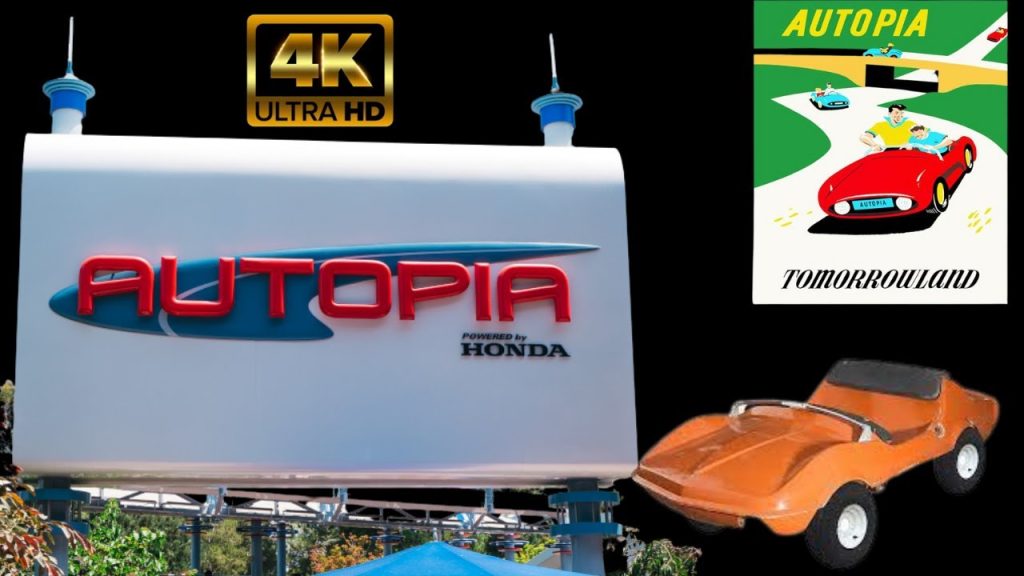 Disneyland Autopia 4KHD Full Ride Attraction ~ Tomorrowland