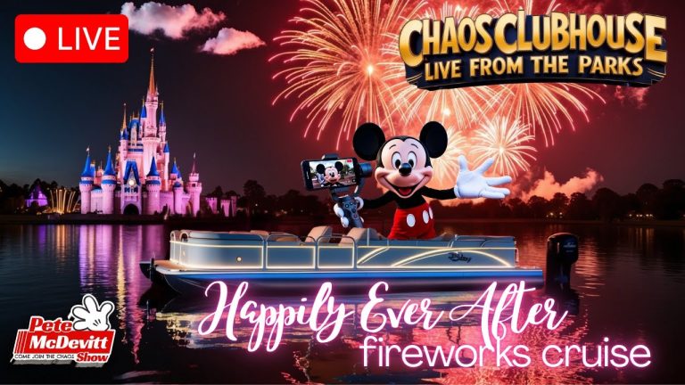 🔴Live: Happily Ever After Fireworks Cruise – Walt Disney World Live Stream