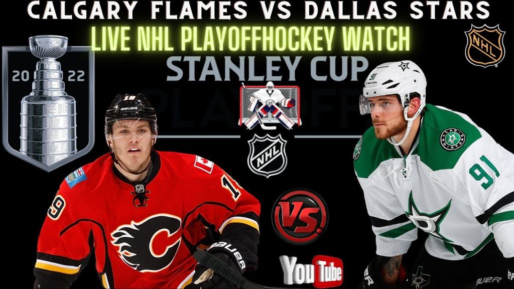 Live NHL Playoffs – Dallas Stars vs. Calgary Flames – Round 1 Game 2 – Play by Play