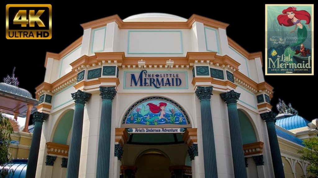 The Little Mermaid: Ariel’s Undersea Adventure | 4K HD Ride || Disney California Adventure