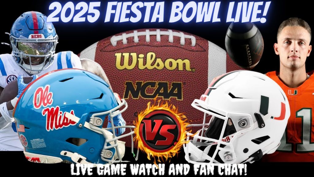 Miami Hurricanes vs. Mississippi Rebels 🔴LIVE 2026 FIESTA BOWL
