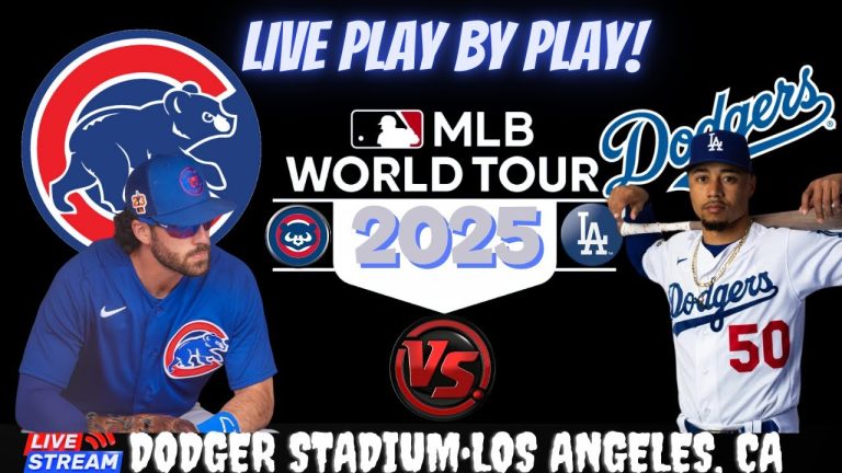 Los Angeles Dodgers vs Chicago Cubs 🔴 LIVE Play by Play Watch