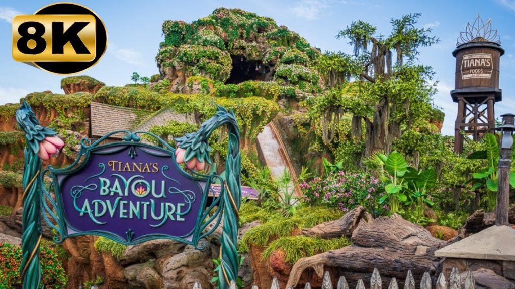 Tiana’s Bayou Adventure Magic Kingdom 8K