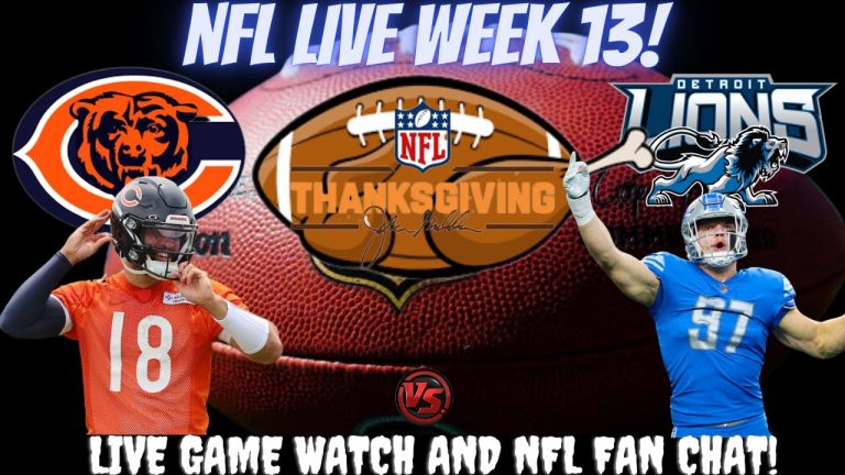 Chicago Bears vs Detroit Lions | Bears vs Lions Lions vs Bears:  NFL Stream & Fan Chat | NFL LIVE