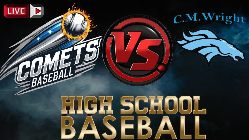 Catonsville Comets vs ​C Milton Wright Mustangs ⚾ High School Varsity Baseball Live