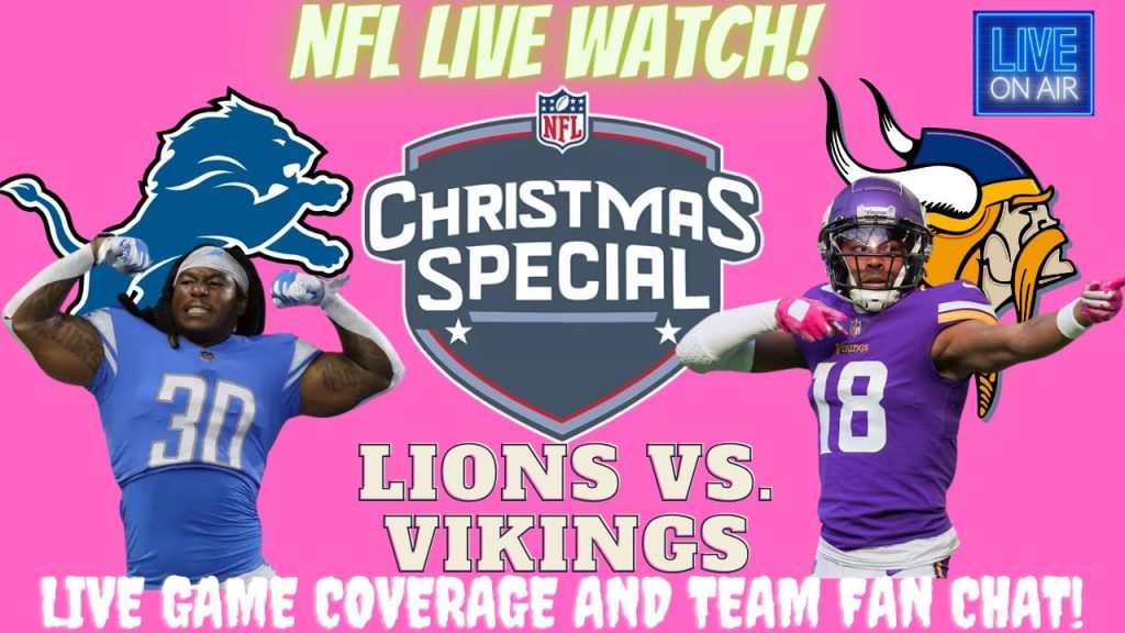 🔴LIVE NFL Football ~ Minnesota Vikings vs Detroit Lions ~ Live Watch